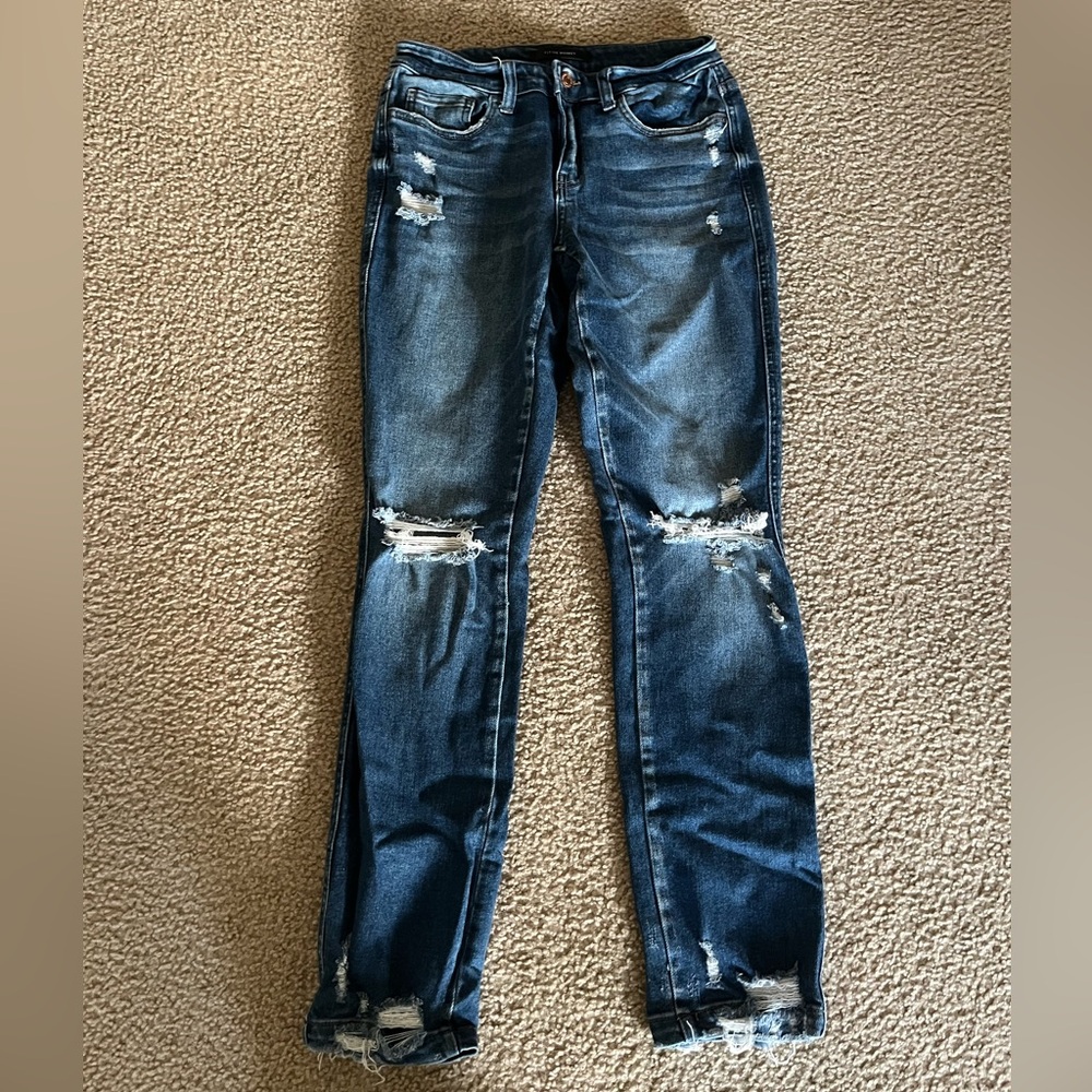 Flying Monkey Women’s Distressed Blue Jeans